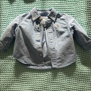 Polo Ralph Lauren Blue Button-Up Shirt